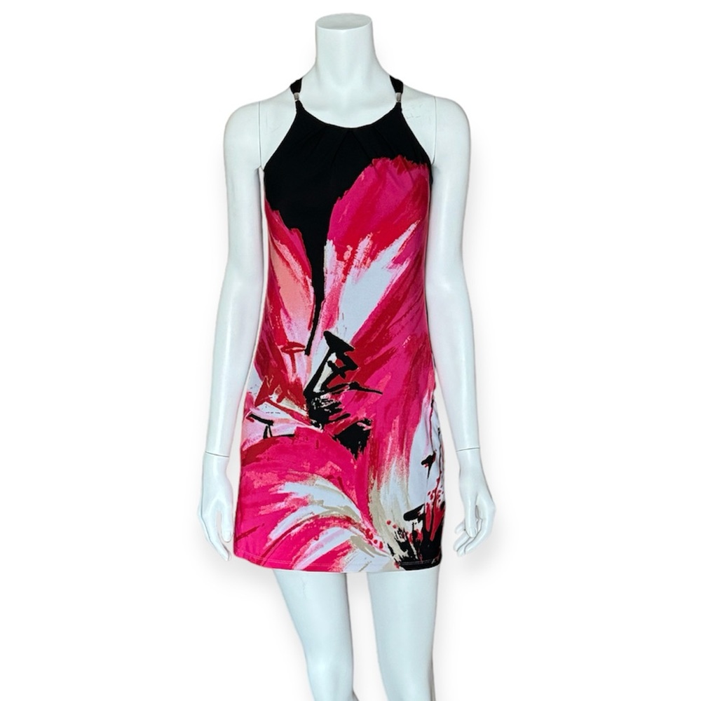 WHBM Abstract Floral Sheath Dress